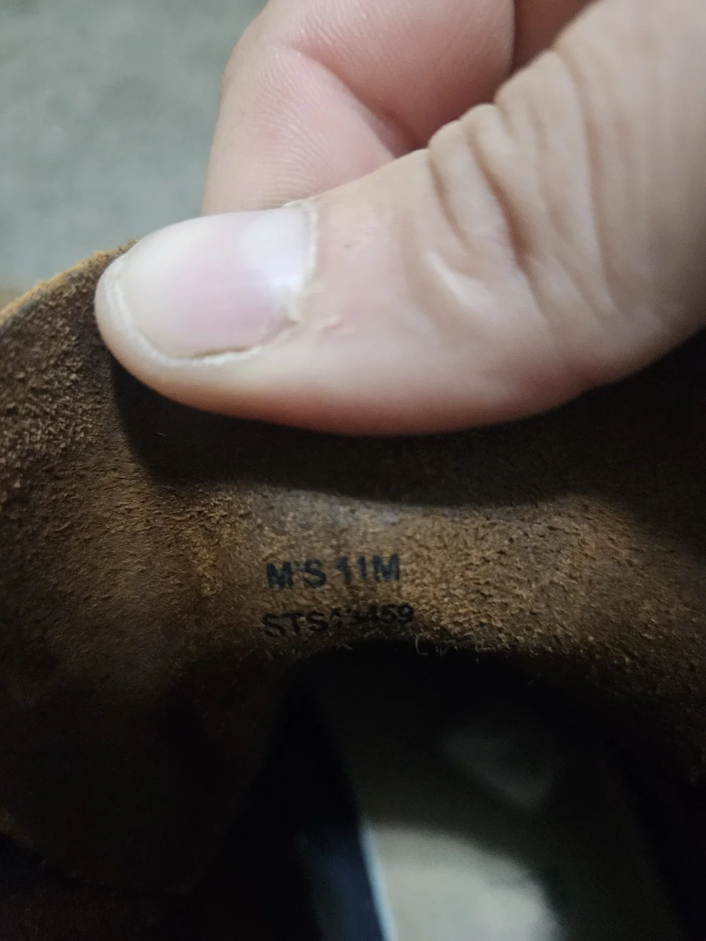 Sperry Brown Leather & Navy Duck Rain Boots